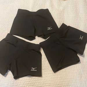 Mizuno Volleyball spandex black with elastic waist never worn BUNDLE!